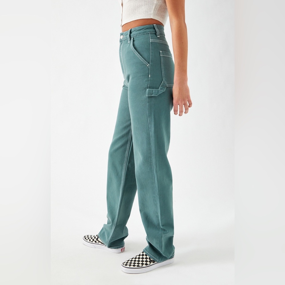 Pacsun Ocean Green '90s Boyfriend Carpenter Pants